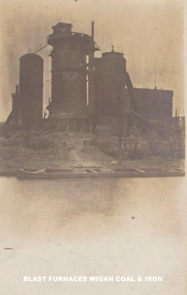 BLAST FUNACES. WIGAN COAL AND IRON BLAST FUNACES. WIGAN COAL AND IRON