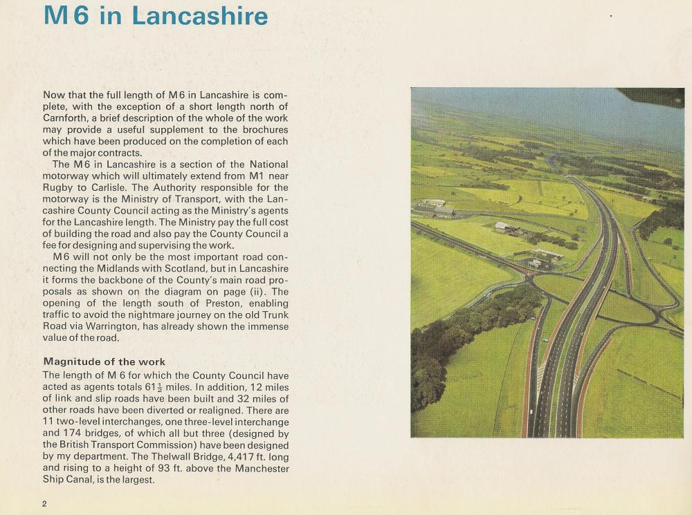 M6 in Lancashire Booklet Page 2