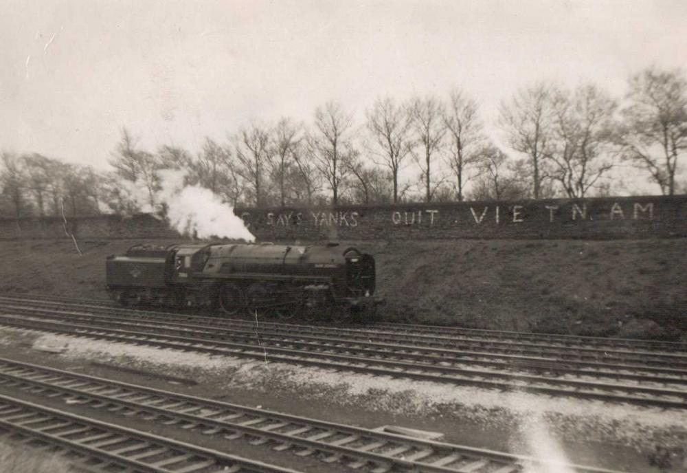 70013 Oliver Cromwell Near Springs Branch 1968