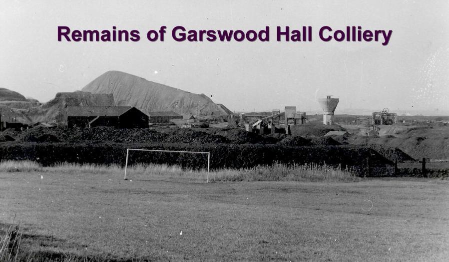 Remains of Garswood Hall Colliery.