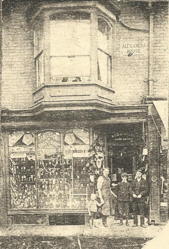 185 Manchester Road Ince c1912 Grandfathers Shop