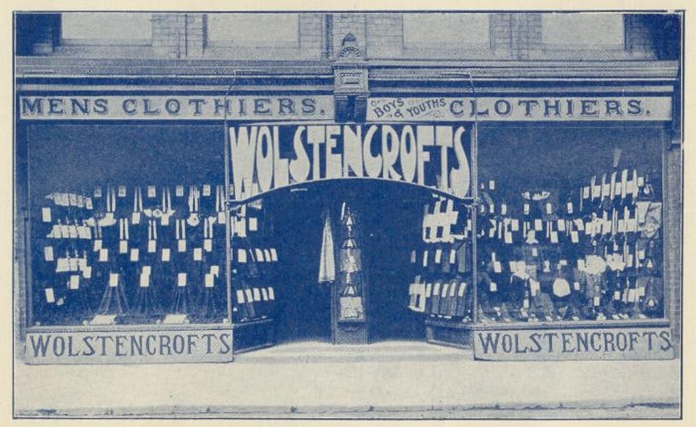 WOLSTENCROFTS CLOTHIERS SHOP 1908