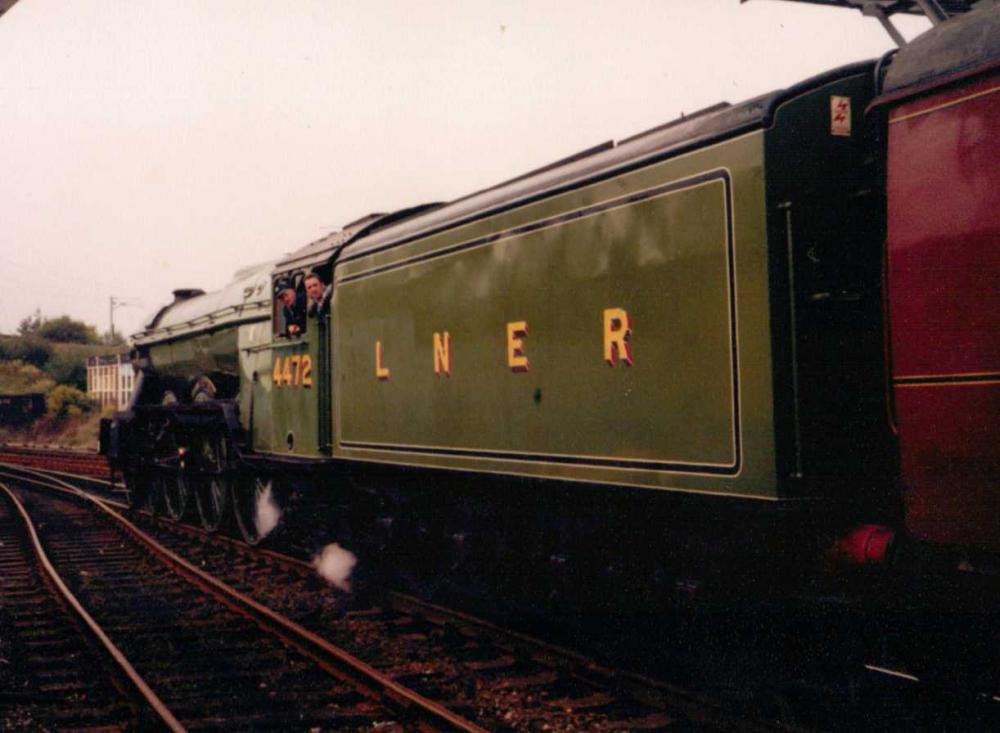 Flying Scotsman At  Wigan Wallgate (early 1980s)