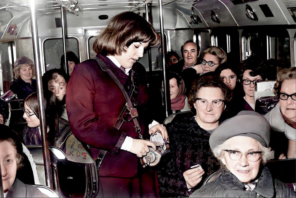 Wigan Corporation Transport photo - colourised. Wigan Corporation Transport photo - colourised.