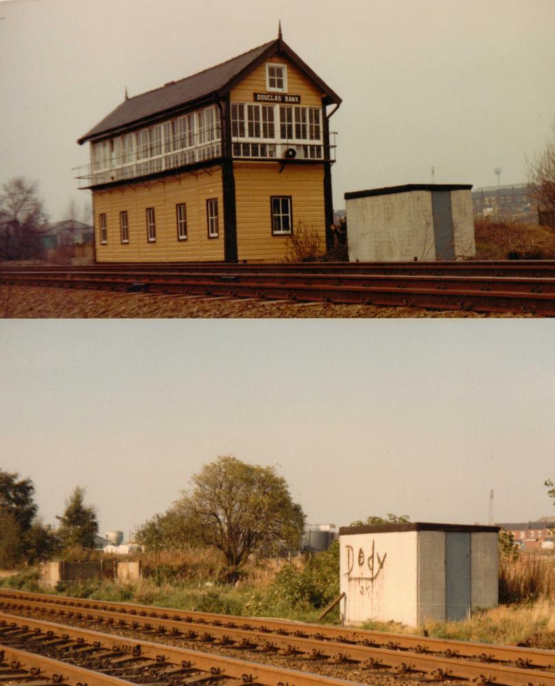 Douglas Bank Signal Box (Before & after)