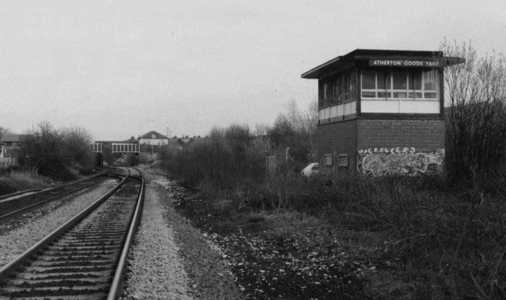 Atherton Goods Yard Signal Box 1990