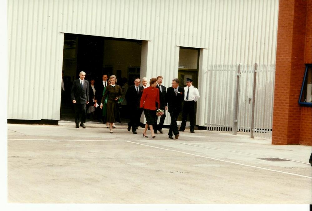 Royal visit to Ingersoll Rand 1989