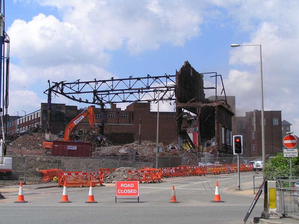 Demolition of the Ritz Cinema