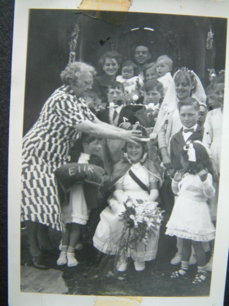 A street party probably celebrating the coronation, 1953