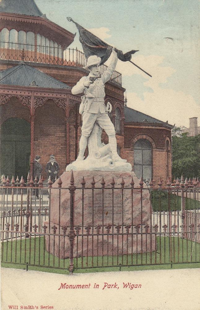 Boer War Monument in Mesnes Park, Wigan