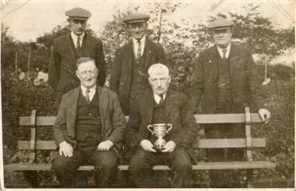 Ince Bowls Team with Trophy 
