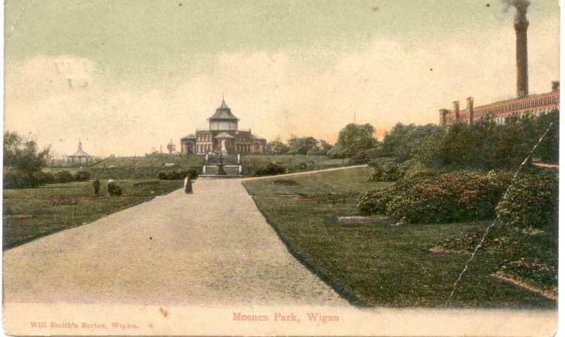 Mesnes Park, Wigan. 1907.
