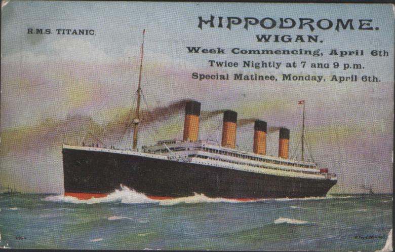 Old Wigan postcard from Hippodrome, c1936.