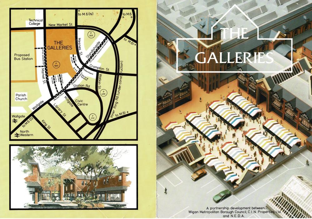 Brochure advertising the NEW GALLERIES 1984  1