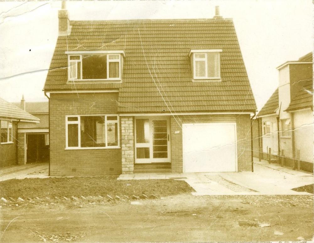 Our house - 101 Green Lane, Standish as it was at new in 1966