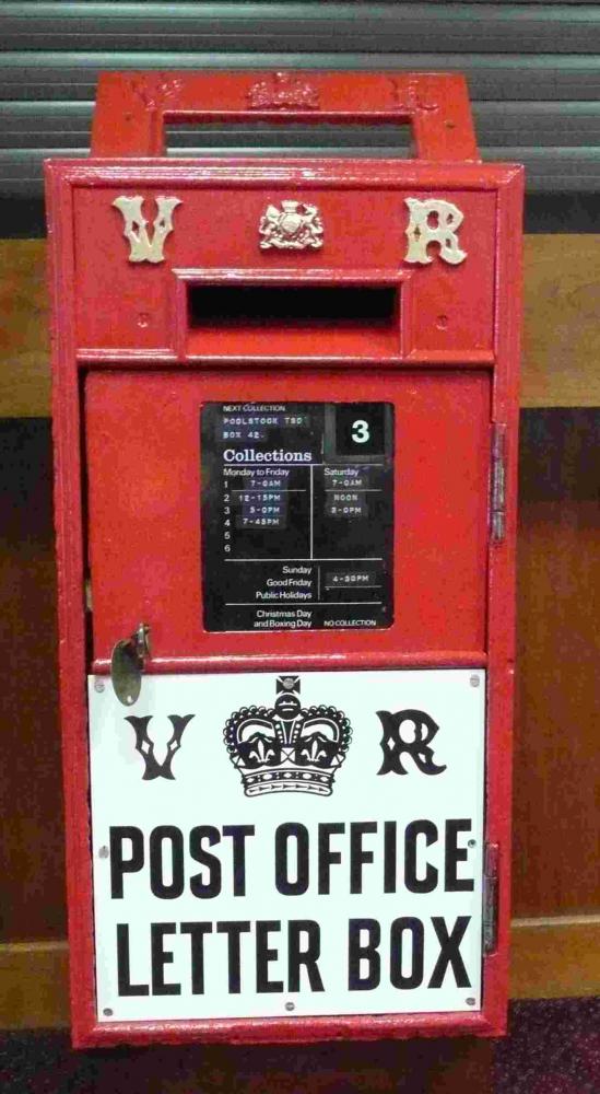 Restored Poolstock PO Letter Box