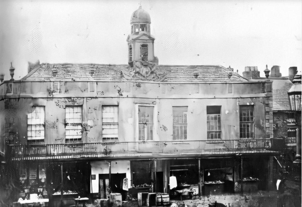 Wigan's Town Hall 1720 to 1882.