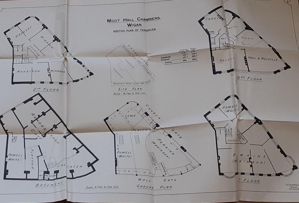 MOOT HALL CHAMBERS FLOOR PLAN 1925