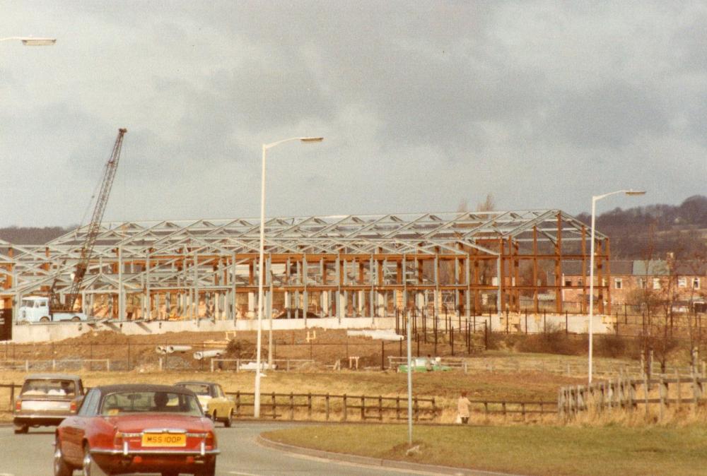 Construction of new building,Wigan Newsagents Limited, Martland Mill Lane