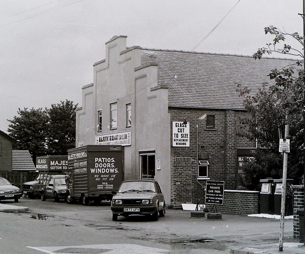 Majestic Picture House, Sefton Road, Orrell.  1987