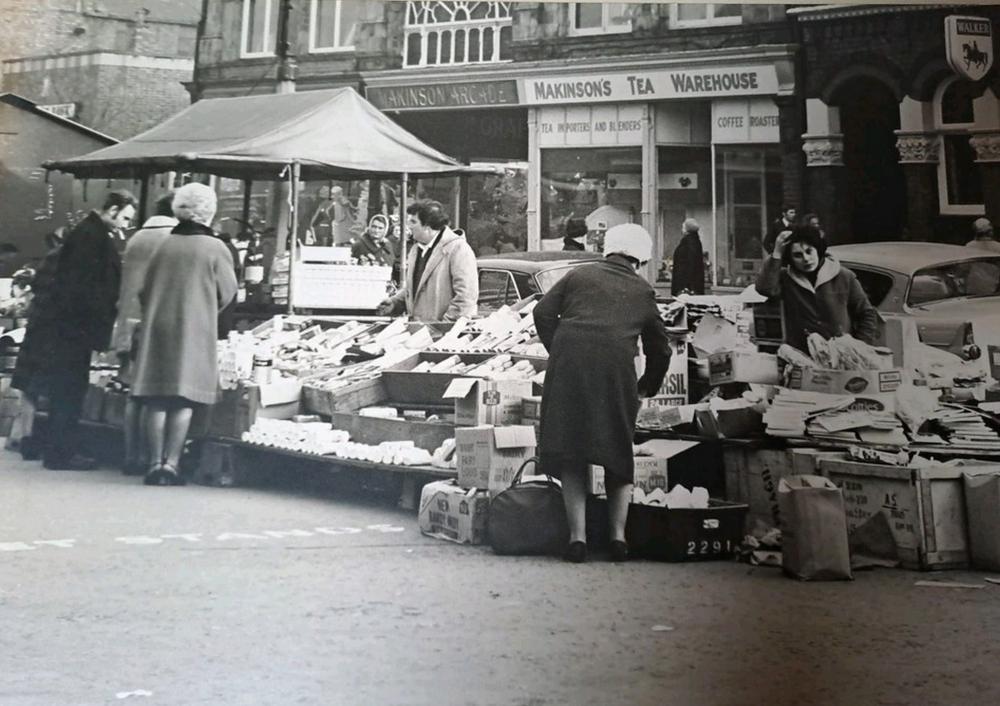 Market stalls 1968 Market stalls 1968