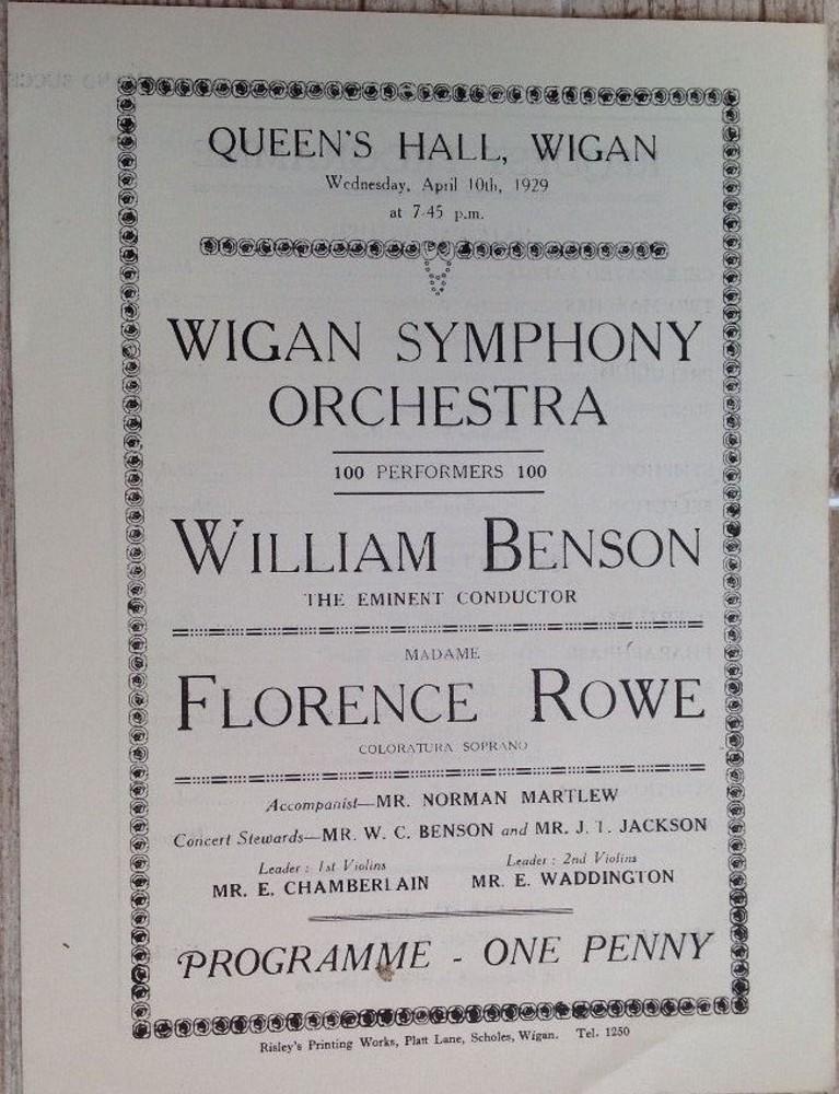 Programme 1929