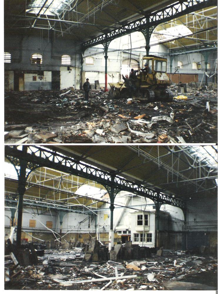 Two Internals During Demolition.