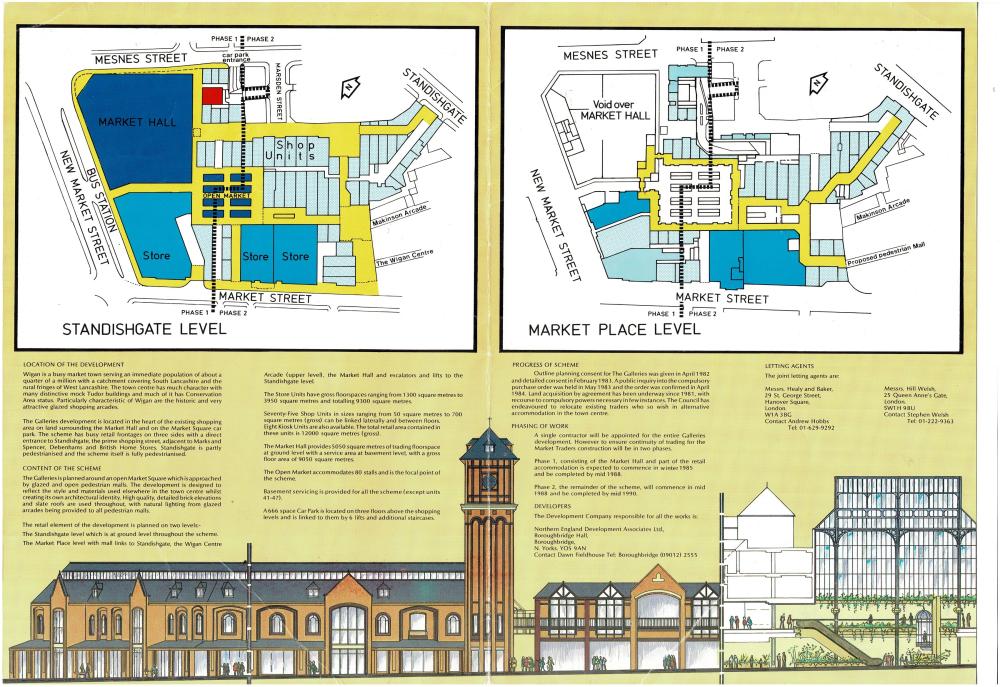 Brochure advertising the NEW GALLERIES 1984  2