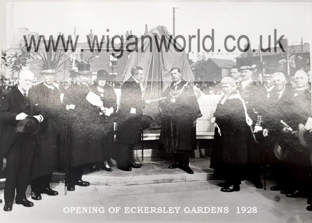 OPENING OF ECKERSLEY GARDENS 1928