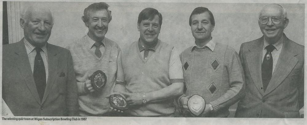 Quiz winners 1987