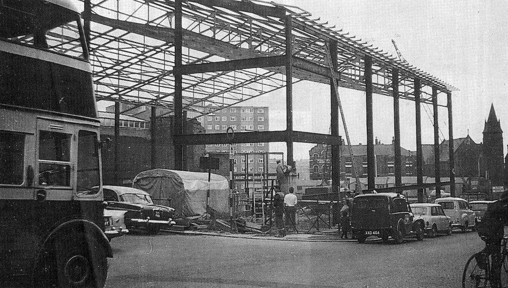 The Foundations of the  new Wigan Baths 1964 