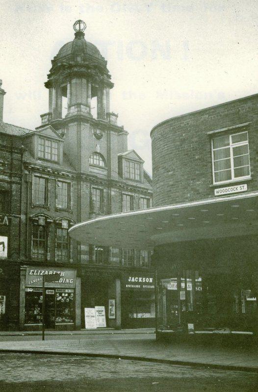 Queen's Hall from Woodcock Street, 1971.
