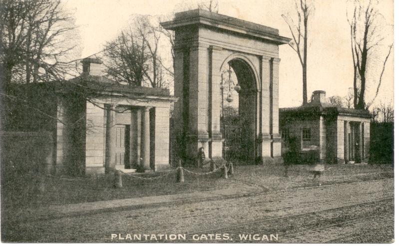 Plantation Gates, Wigan. 1905.