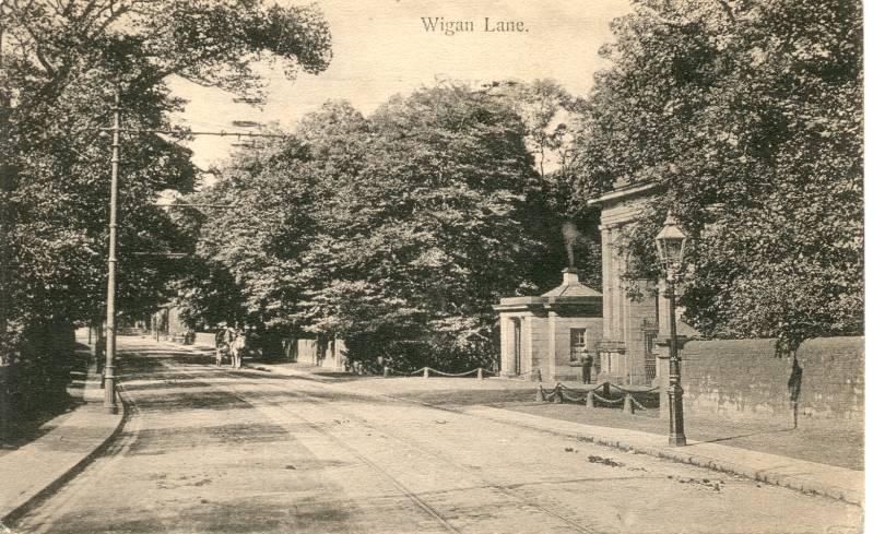 Plantation Gates, Wigan Lane. 1908.