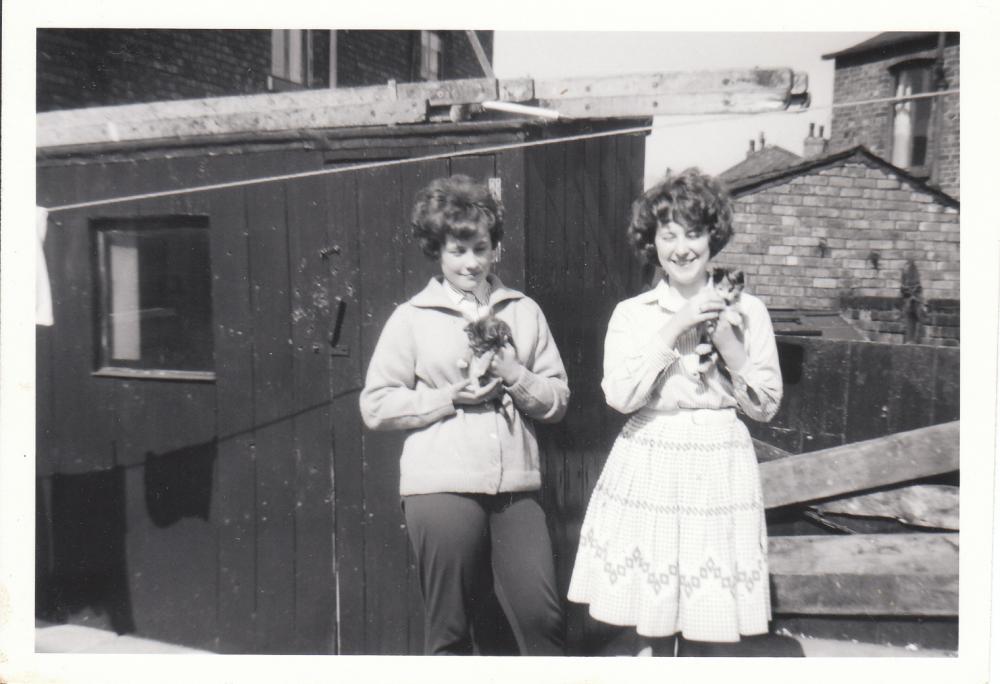 Back Yard, Manley Street, Lower Ince, Approx 1963