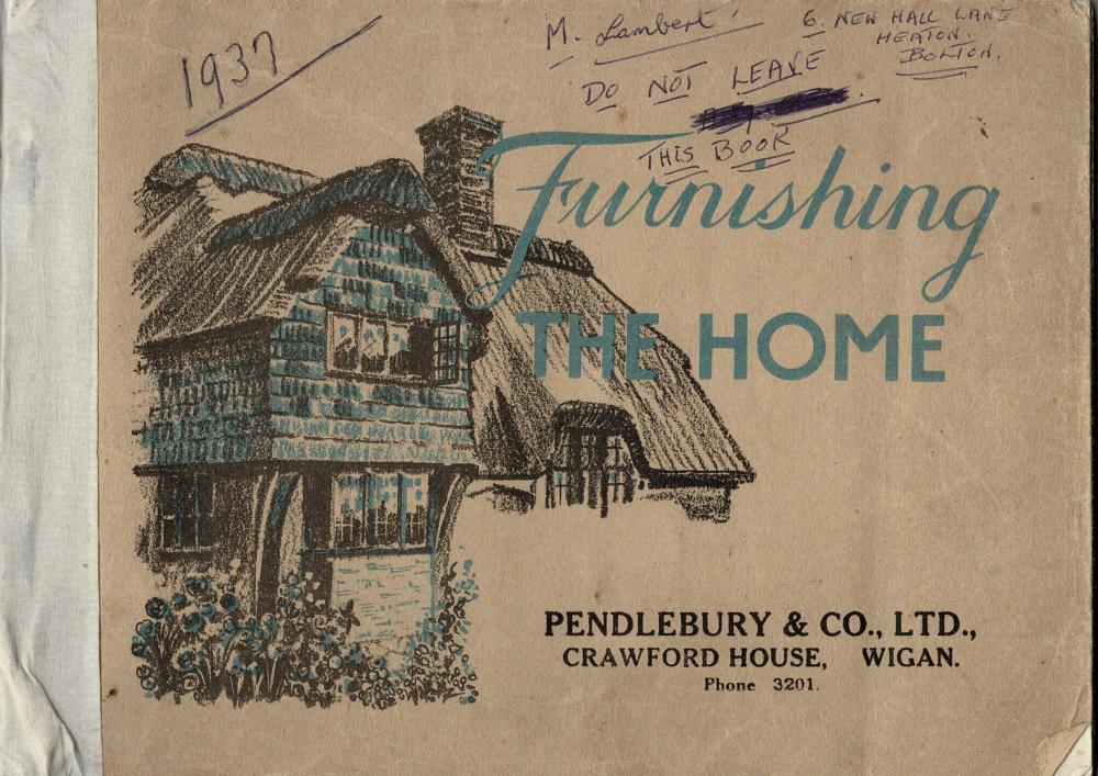 FURNISHINGH THE HOME Catalogue 1937