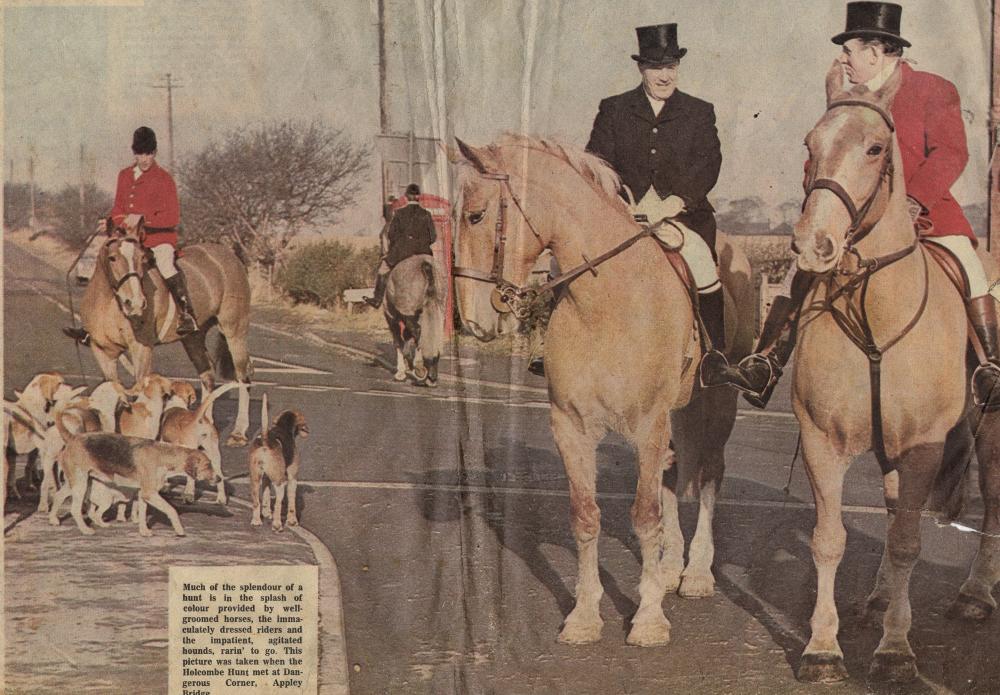 Holcombe Hunt. Dangerous Corner 1970's