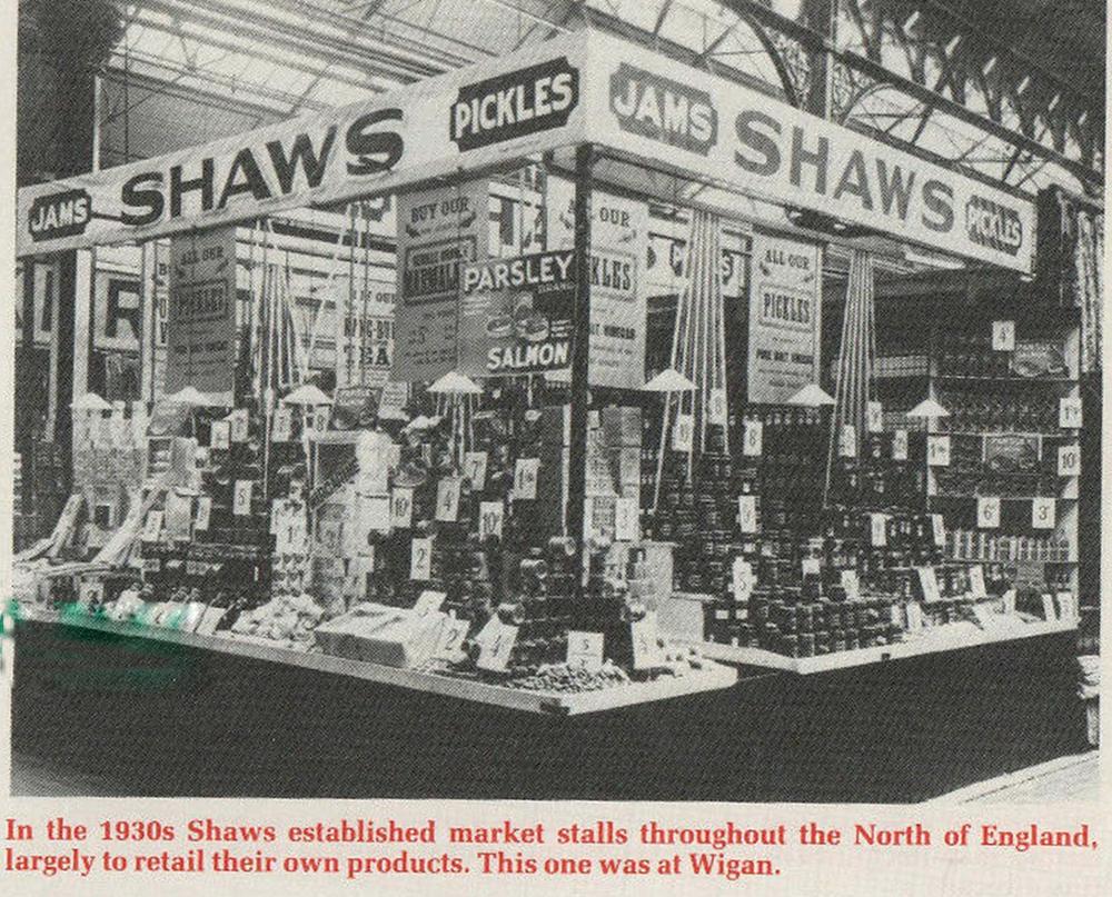 SHAWS PICKLE STALL 1930's