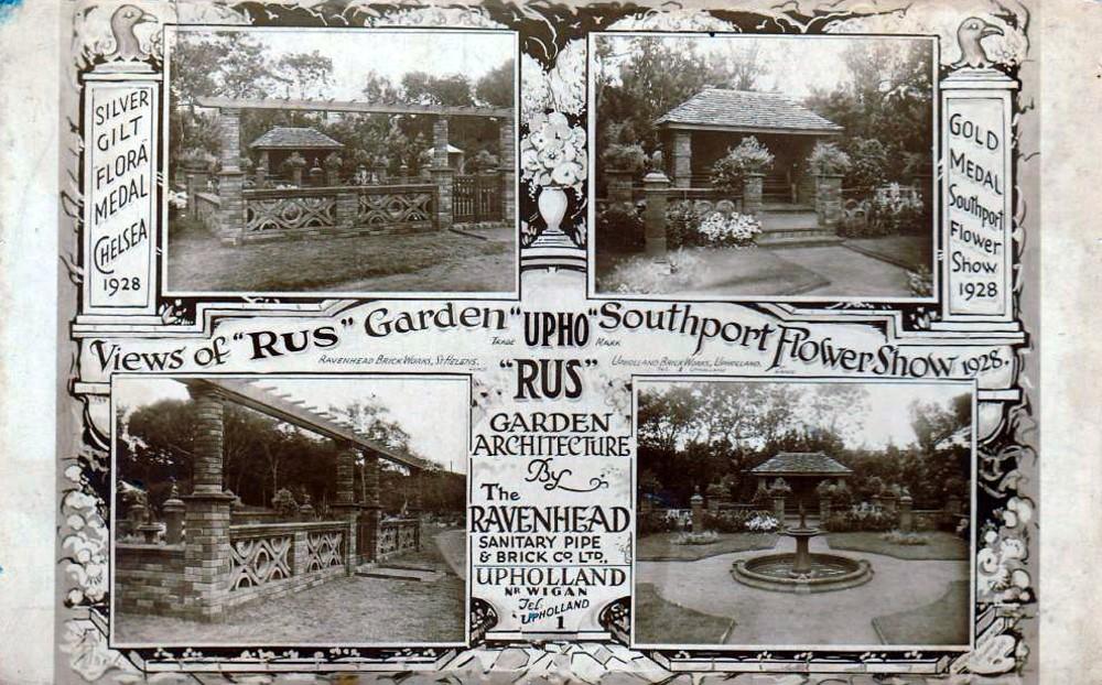 RAVENHEAD BRICKWORKS ADVERT POSTCARD 1928 RAVENHEAD BRICKWORKS ADVERT POSTCARD 1928