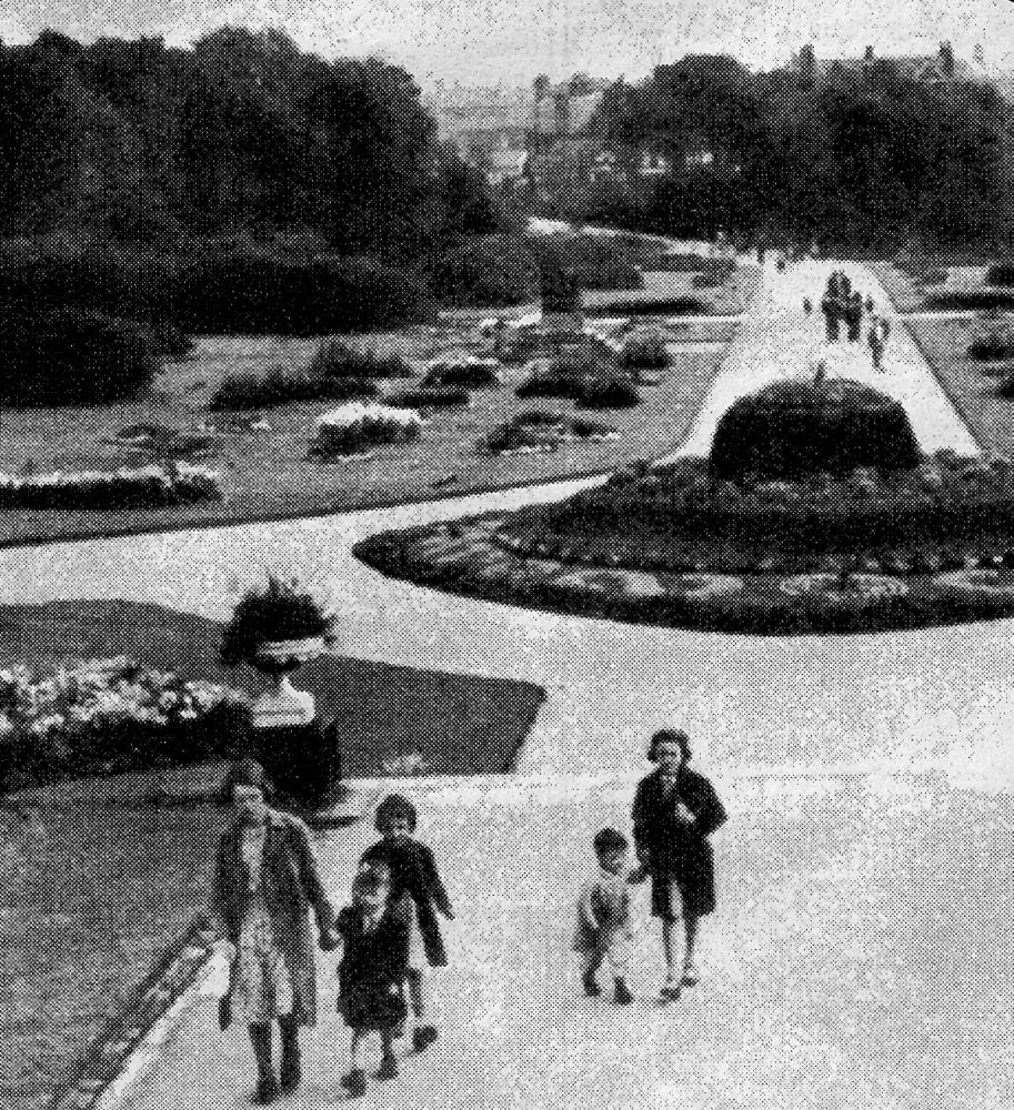 A Stroll in Mesnes Park circa 1939