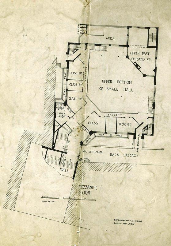 Queens hall plans Lower Hall