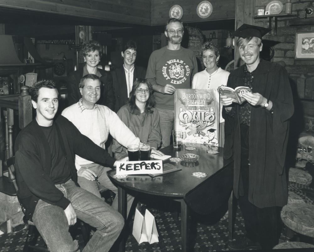 Keeper's Quiz Team Winners. 1980's