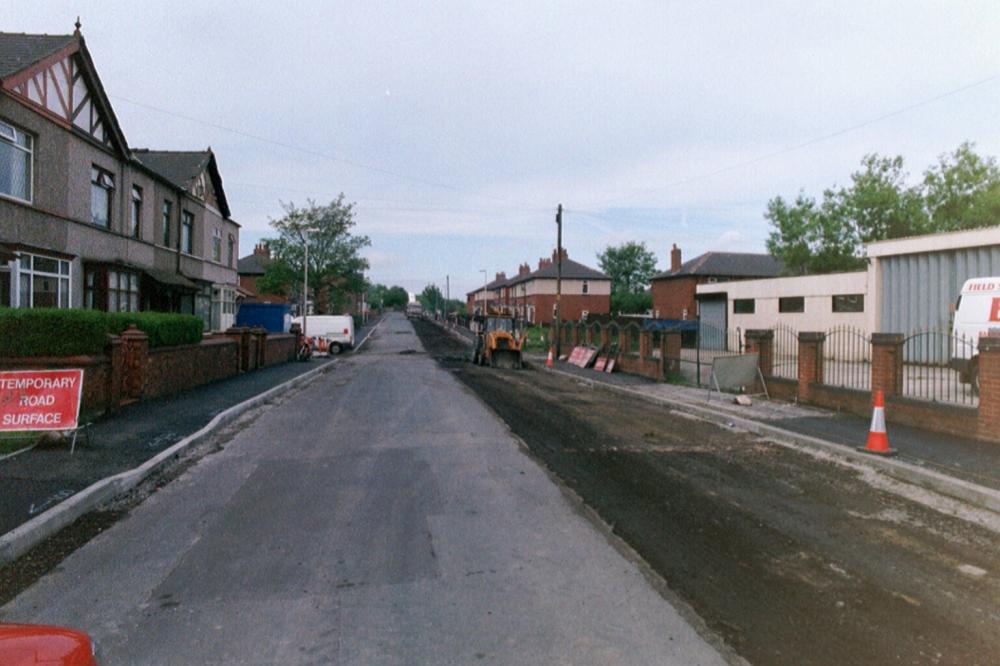 Resurfacing Westwood Lane, 2003