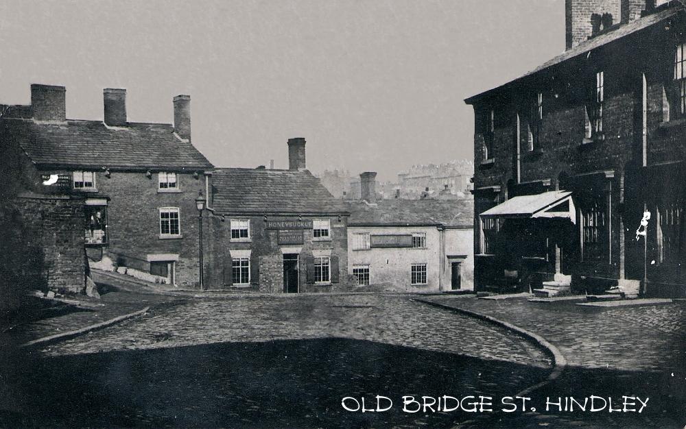 Bridge St Hindley, late 1800's