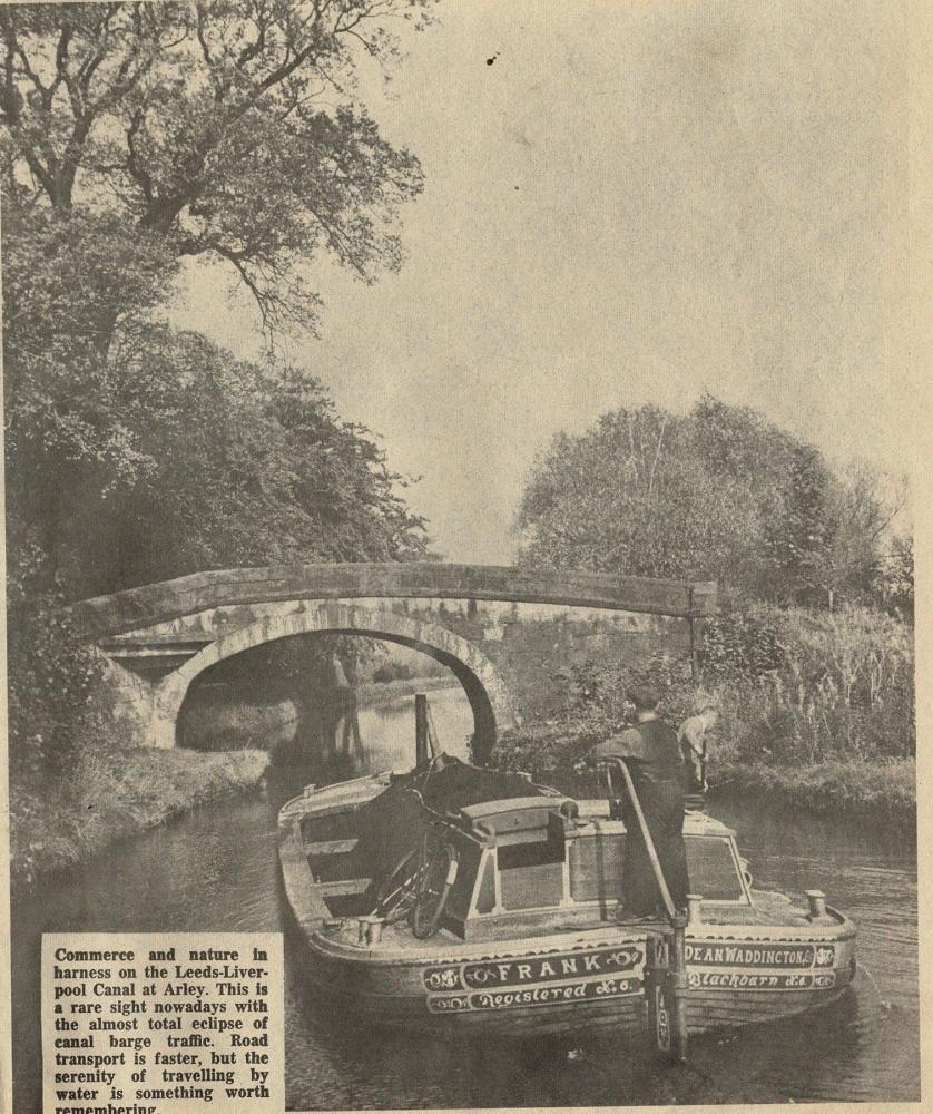 Leeds Liverpool canal at Arley 