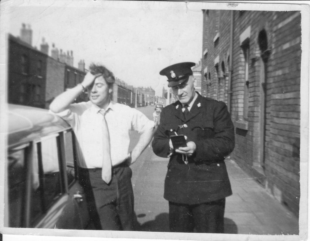 Father 'booking' son  Summer 1964