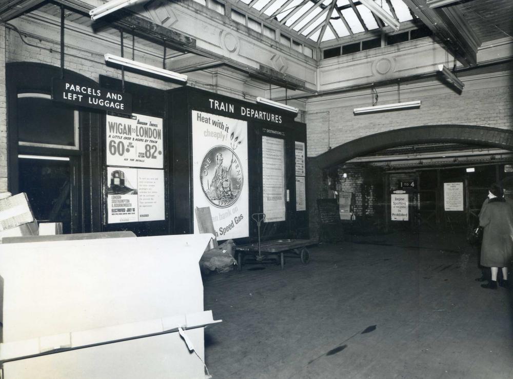 North Western Railway Station booking hall subway 1967