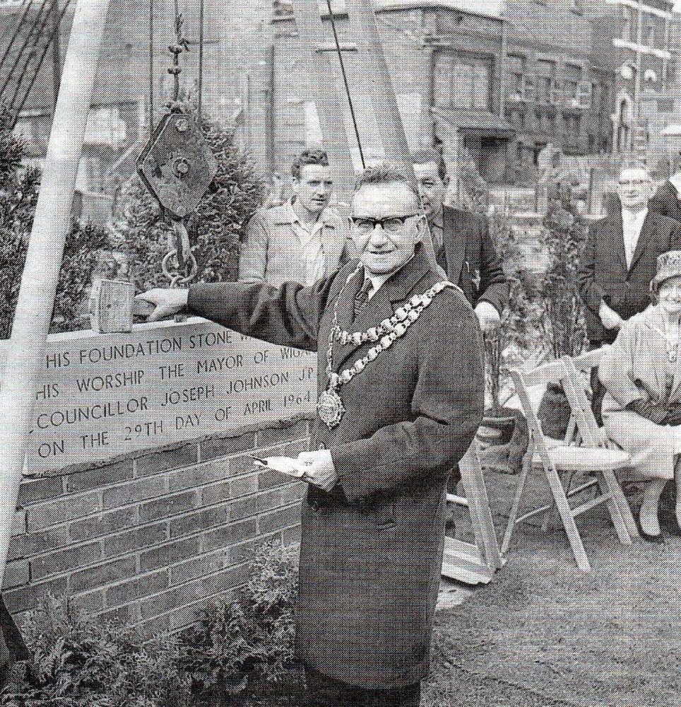 The Foundations of the  new Wigan Baths 1964 