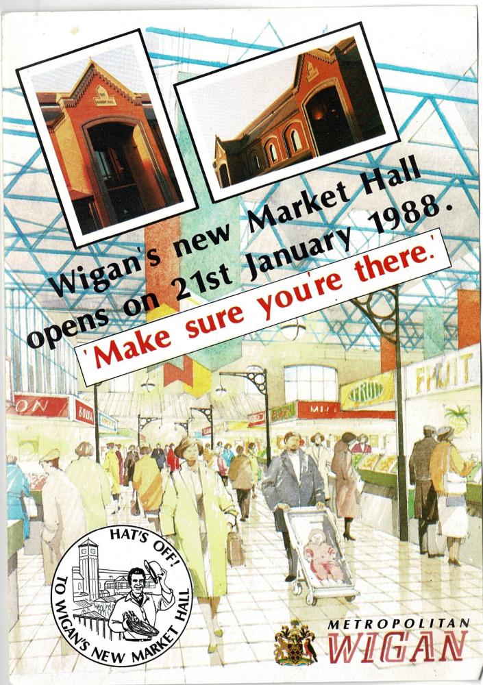 NEW MARKET HALL OPENING 21st JAN 1988