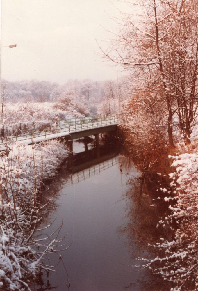 Coppull Lane Bridge, December 1981